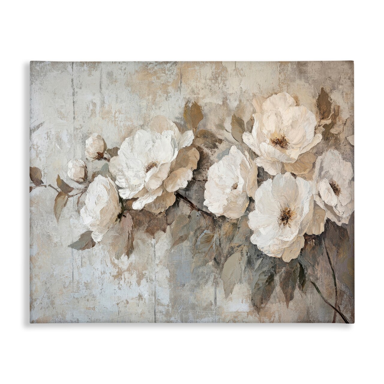 Stupell Industries Summer Daze Blossoms Canvas Wall Art Design by Petal Prints Design
